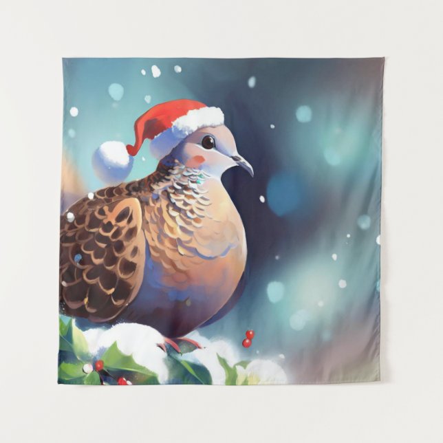 Tapete De Parede Vara de Tartaruga de Natal 2 (Frente)
