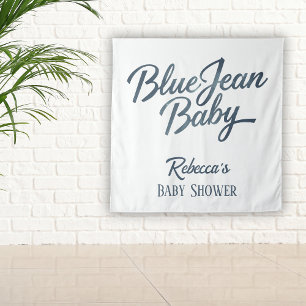 Tapete De Parede Varal de Roupas do Ursinho de Jeans Menino Azul Be