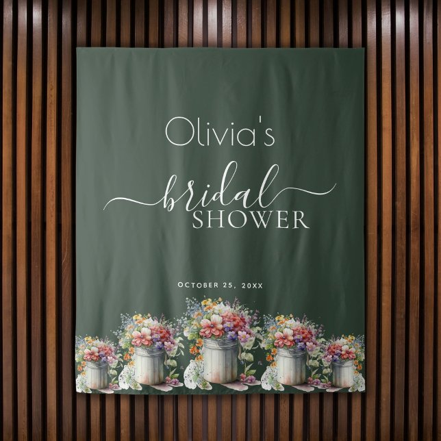 Tapete De Parede Vaso de Flores da Primavera Romântica para Chá de  (Criador carregado)