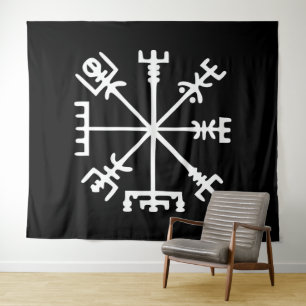 Tapete De Parede Vegvísir (Bússola Viking)