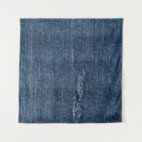 Velho denim rasgado: textura jeans.