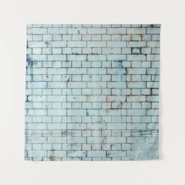 Tapete De Parede Velho muro branco sujo para fundo abstrato, idade (Frente)