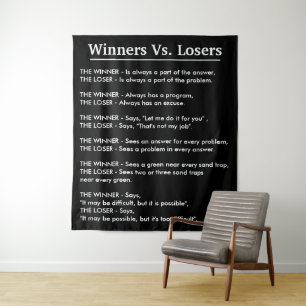 Tapete De Parede Vencedores Vs Perdedores