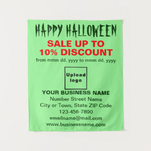 Tapete De Parede Venda de Halloween de Negócios em Floresta Verde L