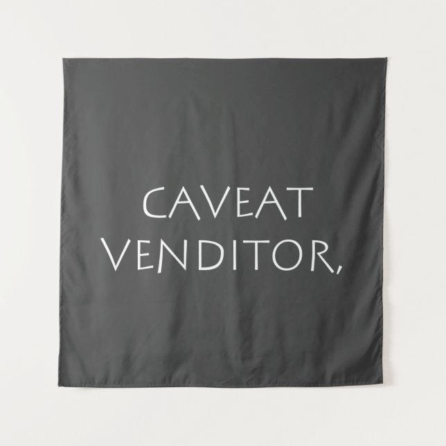 Tapete De Parede Vendedor de Caveat (Frente)