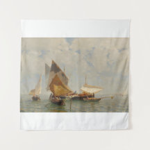 Veneza, barco de pesca na lagoa (1889)