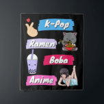 Tapete De Parede Ventilador da cultura de Pop, Pop, Ramen, Boba e A<br><div class="desc">K-Pop,  Ramen,  Boba e Anime - Coreanos e Japoneses na cultura da Pop</div>