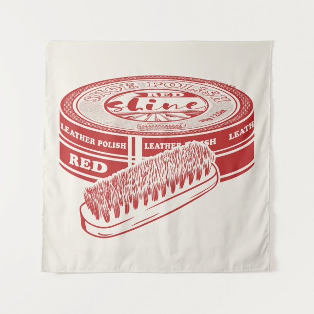 Tapete De Parede Vermelho calçado (Frente)