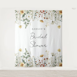 Tapete De Parede Verões de Campo de Flor Selvagem Chá de panela