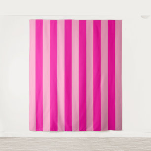 Tapete De Parede Vertical Stripes Rosa Quente