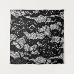 Tapete De Parede Vestidos preto e branco abstrato como fundo