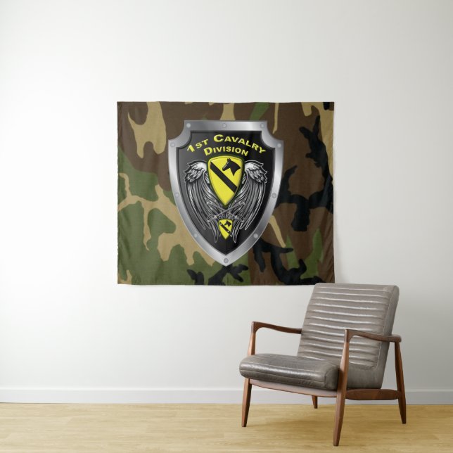 Tapete De Parede Veterano da 1ª Divisão de Cavalaria (In Situ (Horizontal))