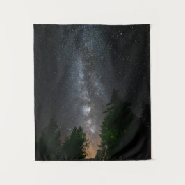 Tapete De Parede Via Látea acima da floresta