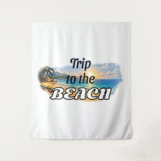 Tapete De Parede Viagem para a Praia Projeto de Fuga do Pôr do Sol