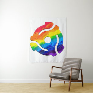 Tapete De Parede Vibran do adaptador de gravação plástico de 45 RPM