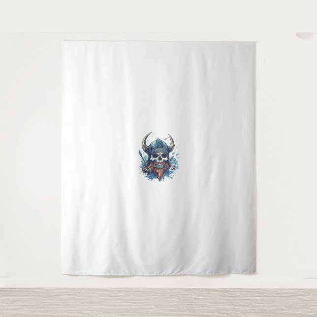 Tapete De Parede Viking Skull Berserker (Frente)