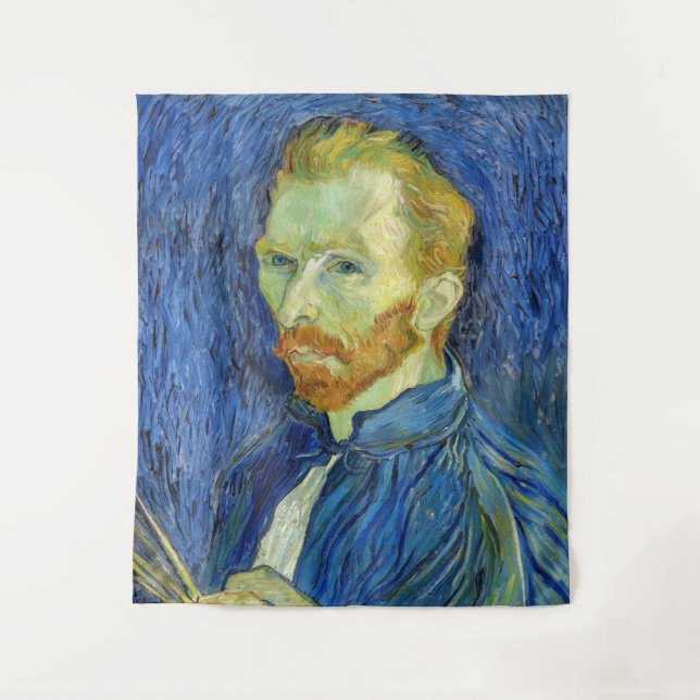 Tapete De Parede Vincent van Gogh - Autorretrato com Paleta (Frente)