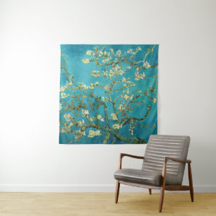 Tapete De Parede Vincent Van Gogh Blossoming Almond Tree Arte Flora
