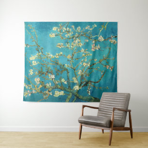 Tapete De Parede Vincent Van Gogh Blossoming Almond Tree Arte Flora