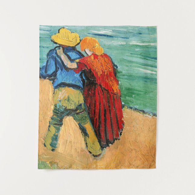 Tapete De Parede Vincent van Gogh - Dois Amantes (Frente)