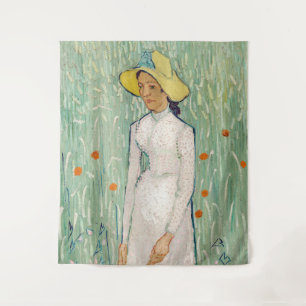 Tapete De Parede Vincent van Gogh - Rapariga de Branco