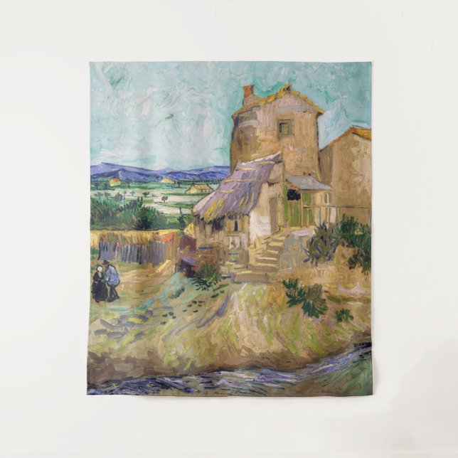 Tapete De Parede Vincent van Gogh - The Old Mill (Frente)