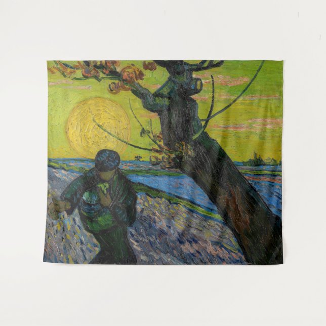 Tapete De Parede Vincent van Gogh - The Sower (Frente (Horizontal))