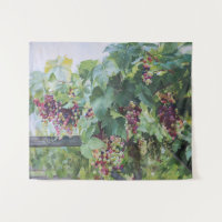 Vinícola do Vale do Loire – Pintura de Uvas France