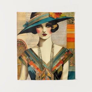 Tapete De Parede Vintage Fashion Woman