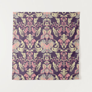 Tapete De Parede Vintage floral seamless patten. Classic Baroque wa