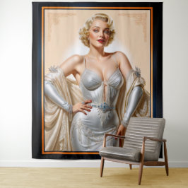 Tapete De Parede Vintage Glamor Hollywood Blonde Beauty