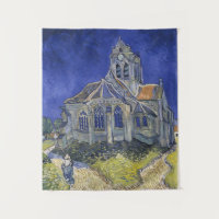 Vintage Igreja em Auvers-sur-Oise por Van Gogh
