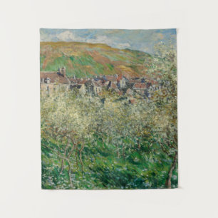 Tapete De Parede Vintage Monet 1879 Flor de Plum Trees