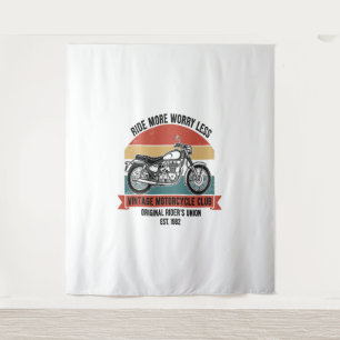 Tapete De Parede Vintage Motorcycle Club Est. 1982