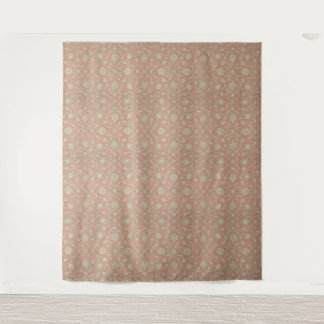 Tapete De Parede Vintage Pastel Floral Vine Pattern – Soft Blush & 