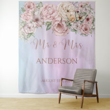 Vintage Periwinkle Pink Backdrop