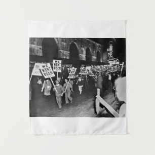 Tapete De Parede Vintage Prohibation Beer, Queremos Cerveja, histór