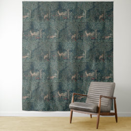 Tapete De Parede Vintage William Morris Greenery Animais Florestais
