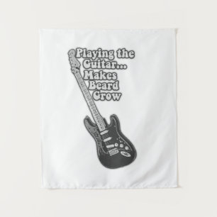 Tapete De Parede Violão preto e branco da Vintage para guitarristas