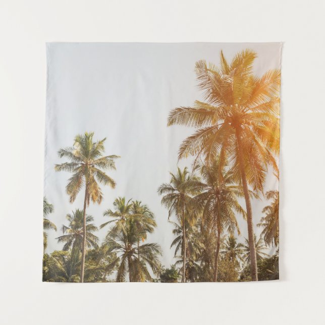 Tapete De Parede Visão Cênica de Palm Beach (Frente)