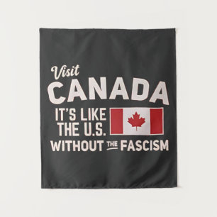 Tapete De Parede Visite o Canadá É como os EUA, mas sem fascismo