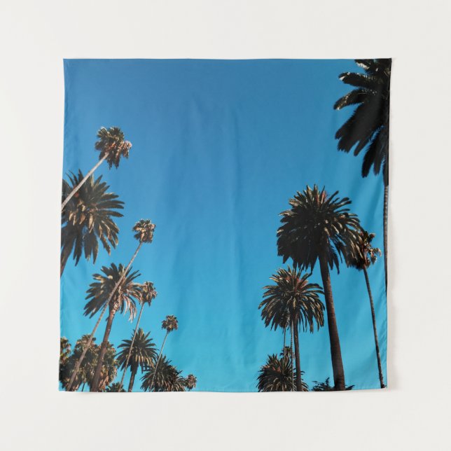 Tapete De Parede Vista das árvores pelo verme (Frente)