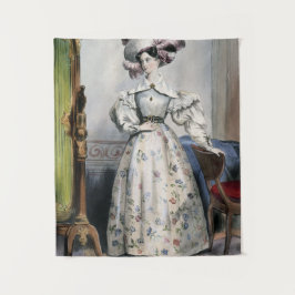 Tapete De Parede Vítima da Camisa Floral - Vintage elegante A