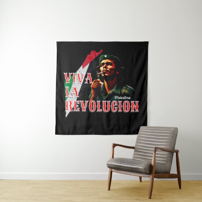Tapete De Parede Viva La Revoluciation Palestine (In Situ)