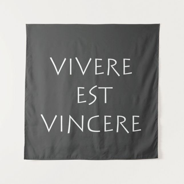 Tapete De Parede Vivere est vincere (Frente)