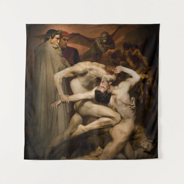 Tapete De Parede Vivid Retro - Dante e Virgil (Frente (Horizontal))