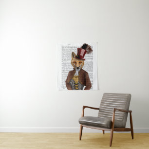 Tapete De Parede Vivienne Steampunk Fox