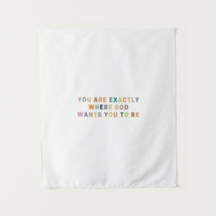 Tapete De Parede Você está exatamente onde Deus quer que você estej