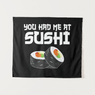 Tapete De Parede Você Me Teve No Sushi - Comida Engraçada