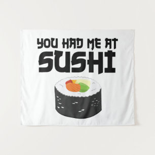 Tapete De Parede Você Me Teve No Sushi - Comida Engraçada